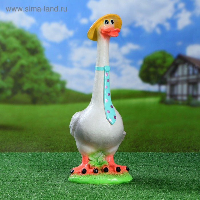Садовая фигура Садовая фигура "Гусь в галстуке" 53см