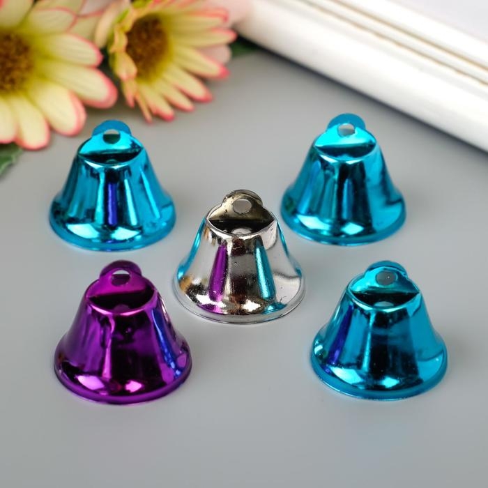 Набор декора для творчества Набор декора для творчества "Колокольчики цветные" d=2,6 см набор 5 шт