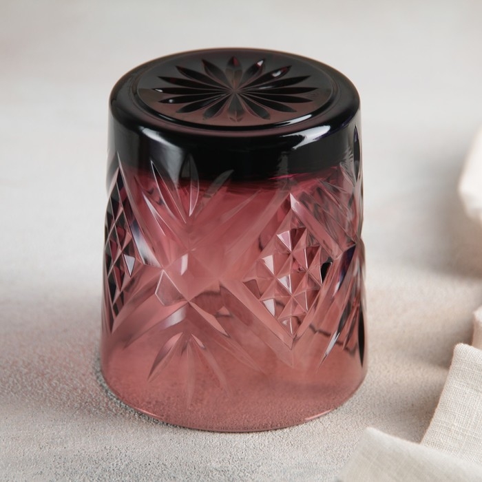 Стакан низкий стеклянный &laquo;Зальцбург&raquo;, 300 мл, цвет лилак