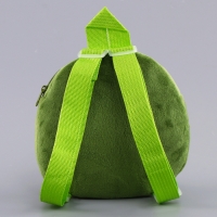 Новый год! Рюкзак детский новогодний &laquo;Весёлая змейка&raquo;, плюшевый, цвет зелёный