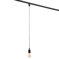 Светильник трековый "Подвес" Е27 40Вт черный 6х3,5х100см Светильник трековый "Подвес" Е27 40Вт черный 6х3,5х100см