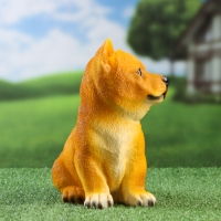 Садовая фигура "Щеночек сиба-ину" 10х13х20см Садовая фигура "Щеночек сиба-ину" 10х13х20см