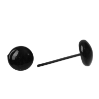 Глаза стеклянные на металлической ножке, набор 34 шт, d= 1 см, цвет чёрный Глаза стеклянные на металлической ножке, набор 34 шт, d= 1 см, цвет чёрный