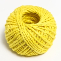 Пряжа 100% джут "Softino Jute Colored" 50м &plusmn;2м светло-жёлтый 50 гр