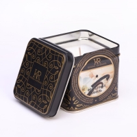 Свечи ароматические в жестяной банке "Французская ваниль"