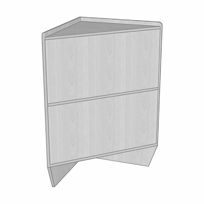 Прилавок ПЭ-15, 500&times;500&times;900, ЛДСП, цвет белый