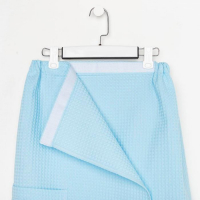 Полотенце банное Этель &laquo;Парео&raquo; с карманом 80*140 см. цв.небесный, 100% хл, вафля 240 г/м2