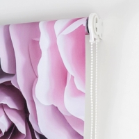 Штора рулонная 3D принт &laquo;Розы&raquo;, блэкаут, 60&times;200 см (с учётом креплений 3,5 см)