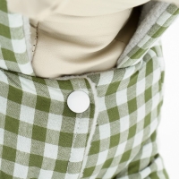 Комбинезон "Пудра", размер S (ДС 25 см, ОШ 29 см, ОГ 40 см) бежевый/зелёный Комбинезон "Пудра", размер S (ДС 25 см, ОШ 29 см, ОГ 40 см) бежевый/зелёный