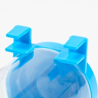 Поилка для клетки, 500 мл, 9 х 6,5 х 23 см, голубая