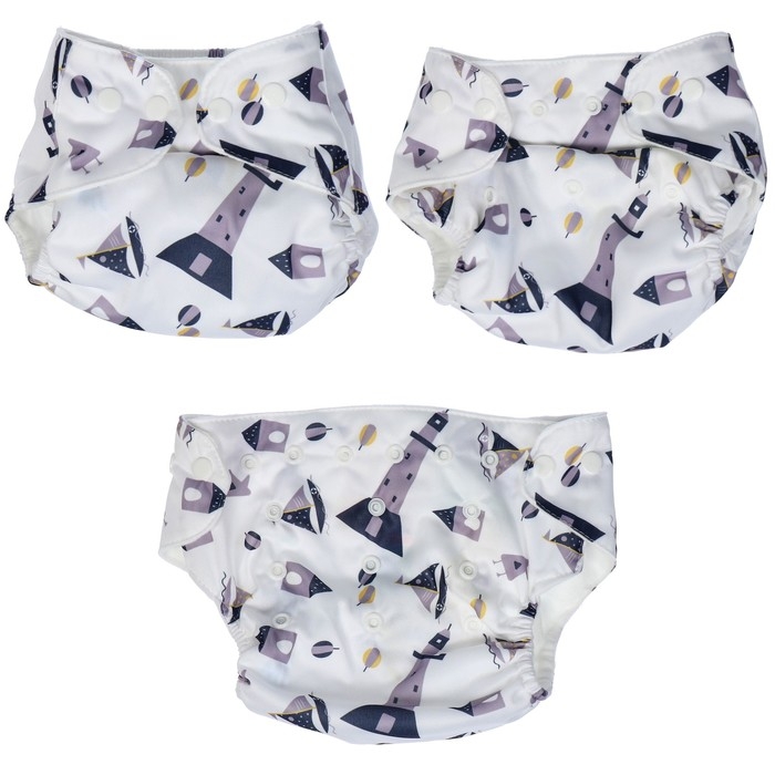 Трусики-подгузник, многоразовый «Кораблик», Крошка Я Трусики-подгузник, многоразовый «Кораблик», Крошка Я