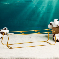 Набор горшков на подставке 3шт 28х10х10см