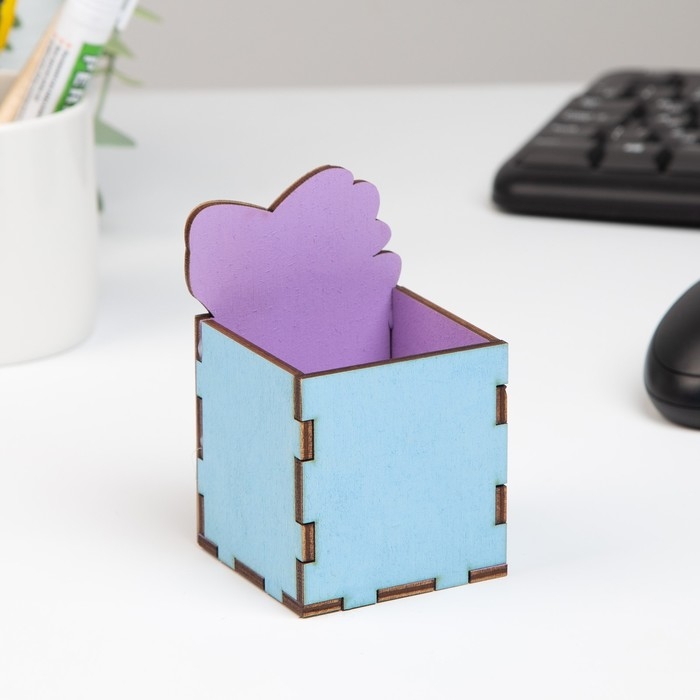 Карандашница Карандашница "Хватит работать!" акула, 6х6х10 см