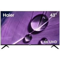 Телевизор Haier SMART TV S1, 43", 3840x2160, DVB-T/T2/C/S2, HDMI 4, USB 2, Smart TV, чёрный Телевизор Haier SMART TV S1, 43", 3840x2160, DVB-T/T2/C/S2, HDMI 4, USB 2, Smart TV, чёрный