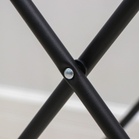 Сушилка для белья напольная складная, рабочая длина 20 м, высота от пола 95 см, ширина 54 см, цвет чёрный