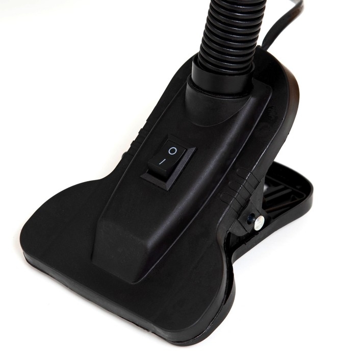 Лампа настольная Е27, с выкл. на зажиме (220В) голубая (108В) RISALUX Лампа настольная Е27, с выкл. на зажиме (220В) голубая (108В) RISALUX