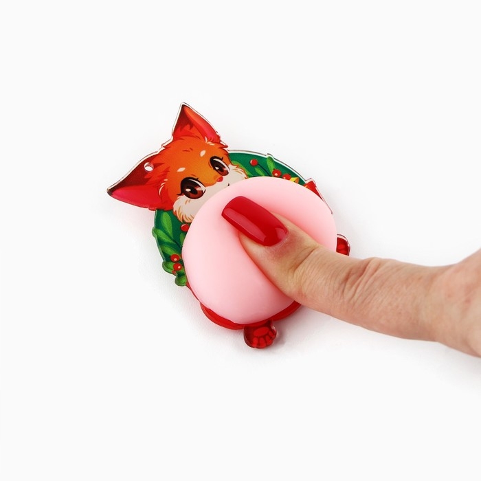 Магнит антистресс новогодний «Новый год: С Новым годом», на Новый год, 5 х 6.2 см Магнит антистресс новогодний «Новый год: С Новым годом», на Новый год, 5 х 6.2 см