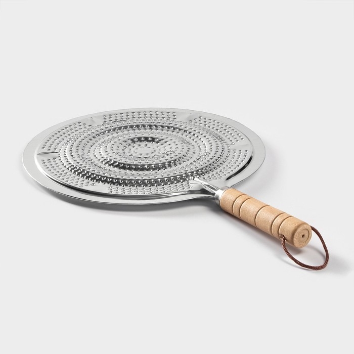 Рассекатель огня «Ретро», d=21 см, 32×21×2 см, цвет серый Рассекатель огня «Ретро», d=21 см, 32×21×2 см, цвет серый