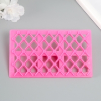 Штамп пластик "Ромб с брюликом"12,8х7.5 см Штамп пластик "Ромб с брюликом"12,8х7.5 см