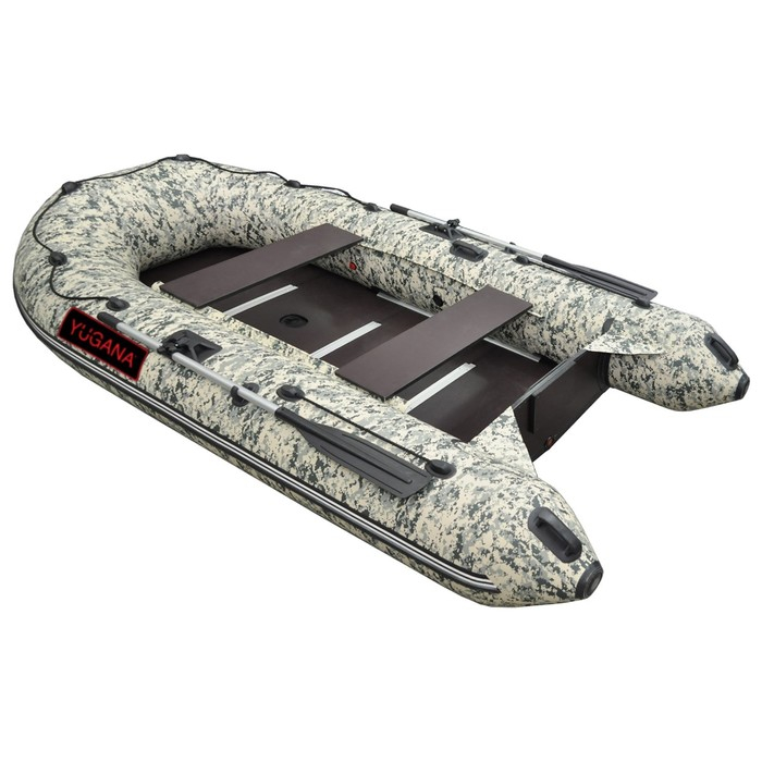 Лодка YUGANA 3200 СК Пиксель, слань+киль, цвет кмф Лодка YUGANA 3200 СК Пиксель, слань+киль, цвет кмф