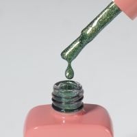 Гель лак для ногтей &laquo;CAT`S EYE SHINE&raquo;, 3-х фазный, 10 мл, LED/UV, цвет зелёный (41)