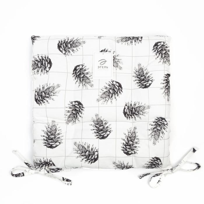 Сидушка на стул "Этель" Merry Christmas 42х42см, 100% хлопок, саржа 190 г/м2