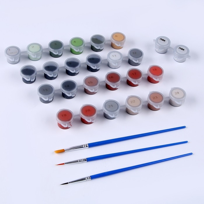 Картина по номерам на холсте с подрамником «Верные напарники», 40 х 50 см Картина по номерам на холсте с подрамником «Верные напарники», 40 х 50 см