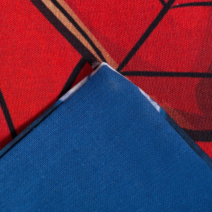 Постельное бельё 1,5 сп &laquo;Человек-Паук&raquo; 143х215 см, 150х214 см, 50х70 см -1 шт., поплин 125 г/м2