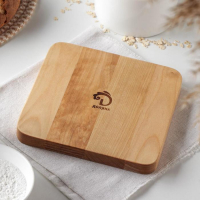 Менажница квадратная Доляна «Авеллино», 18×18×1,8 см см, 2 секции, берёза, пропитана маслом Менажница квадратная Доляна «Авеллино», 18×18×1,8 см см, 2 секции, берёза, пропитана маслом