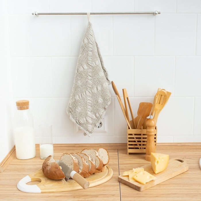 Полотенце SL HOME Linen collection,  35х55см, лён 80%, хл.20%, 265 гр/м2