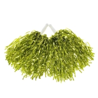 Гофрированные помпоны, набор 2 шт., цвет салатовый Гофрированные помпоны, набор 2 шт., цвет салатовый