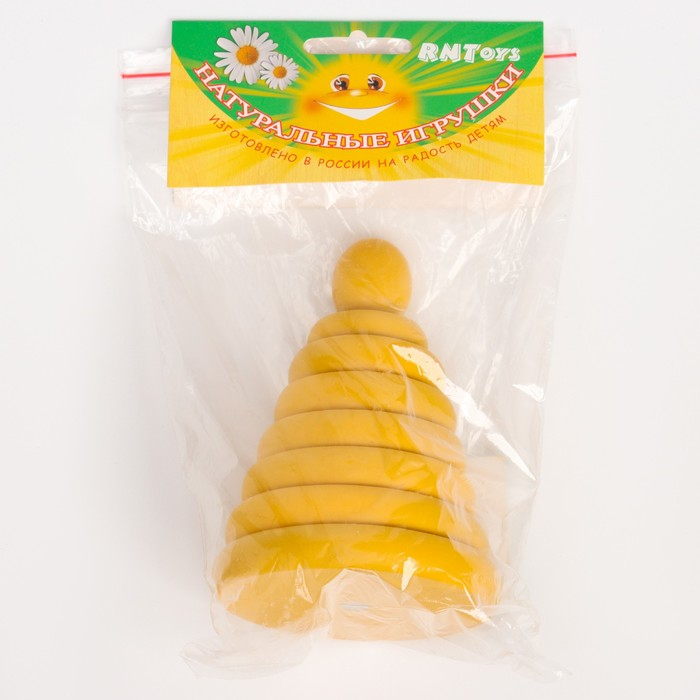 Пирамидка &laquo;Жёлтая&raquo;, 8 деталей