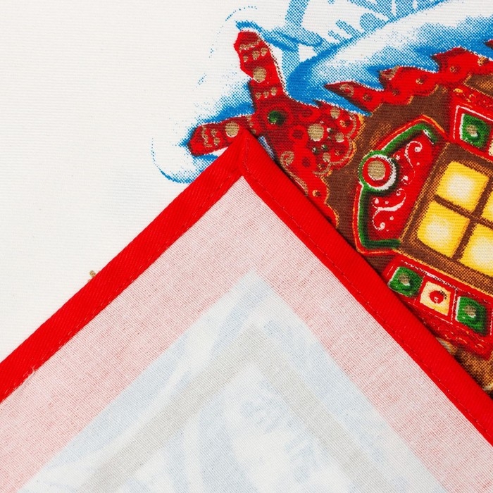 Скатерть новогодняя Этель "Новогодняя сказка"150х180см +/-3см с ГМВО, хл100%