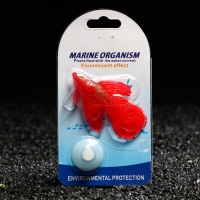 Декор для аквариума "Бойцовая рыбка" силиконовая, с неоновым эффектом, 8 х 1,5 х 5,2 см, кра 71088 Декор для аквариума "Бойцовая рыбка" силиконовая, с неоновым эффектом, 8 х 1,5 х 5,2 см, кра 71088