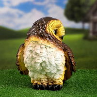 Садовая фигура "Сова" коричневая, 22х24х26см Садовая фигура "Сова" коричневая, 22х24х26см