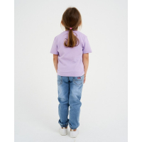 Футболка детская KAFTAN "Самая красивая" р.32 (110-116), сиреневый