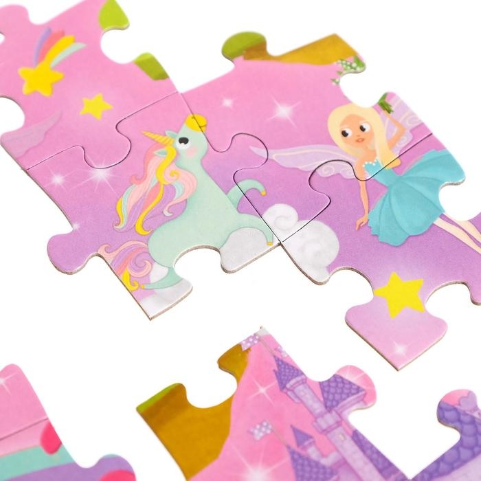 Пазлы &laquo;Найди и покажи. Сказочный город единорогов&raquo;, 88 деталей