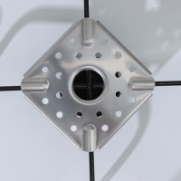 Рассекатель пламени, 9×9 см, цвет серебристый Рассекатель пламени, 9×9 см, цвет серебристый