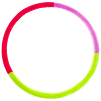 Обруч утяжелённый ONLYTOP &laquo;Идеальный силуэт&raquo;, d=80 см, 1,8 кг, цвета МИКС