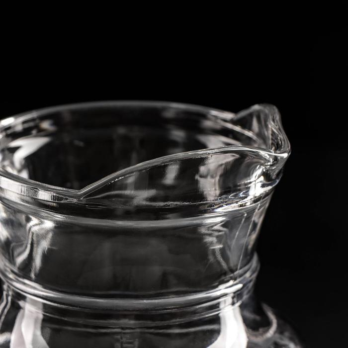 Кувшин для воды стеклянный «Вихрь», 1,6 л, 12×25,5 см Кувшин для воды стеклянный «Вихрь», 1,6 л, 12×25,5 см