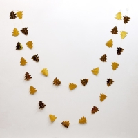 Новый год! Гирлянда &laquo;Ёлочки&raquo;, длина 4 м, цвет золотой