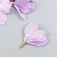 Декор для творчества текстиль "Бутон, цвет глицинии" набор 6 шт 6 см Декор для творчества текстиль "Бутон, цвет глицинии" набор 6 шт 6 см