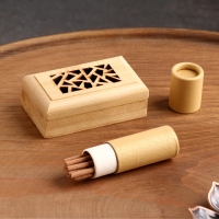 Набор благовоний с подставкой "Лабиринт", тёмный Набор благовоний с подставкой "Лабиринт", тёмный