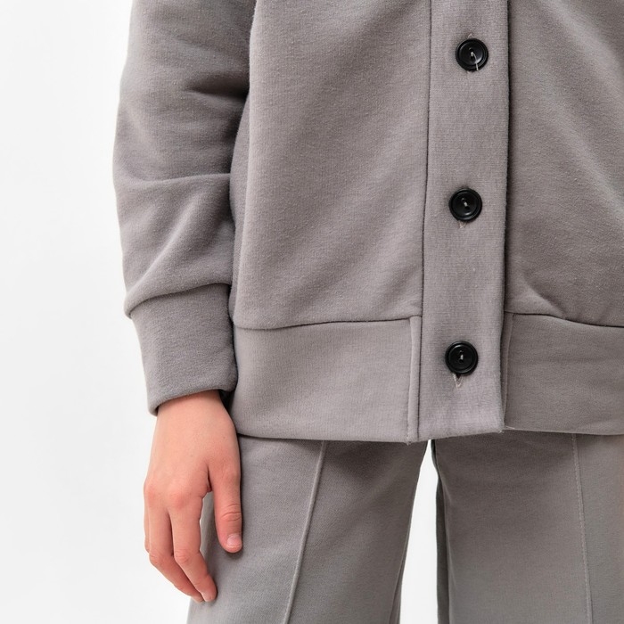 Костюм для девочки (кардиган, брюки) MINAKU цвет серый, рост 104 см Костюм для девочки (кардиган, брюки) MINAKU цвет серый, рост 104 см