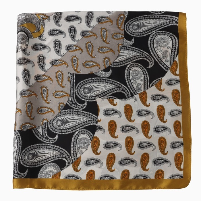 Платок женский MINAKU р-р 70*70 см, цв. горчичный Платок женский MINAKU р-р 70*70 см, цв. горчичный