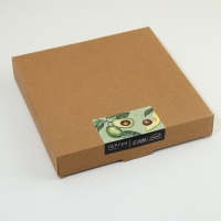 Тарелка керамическая &laquo;Авокадо&raquo;, 22.5 см, цвет белый