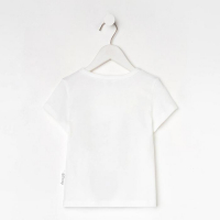 Футболка детская &laquo;Эльза&raquo;, Холодное сердце, рост 86-92, белый