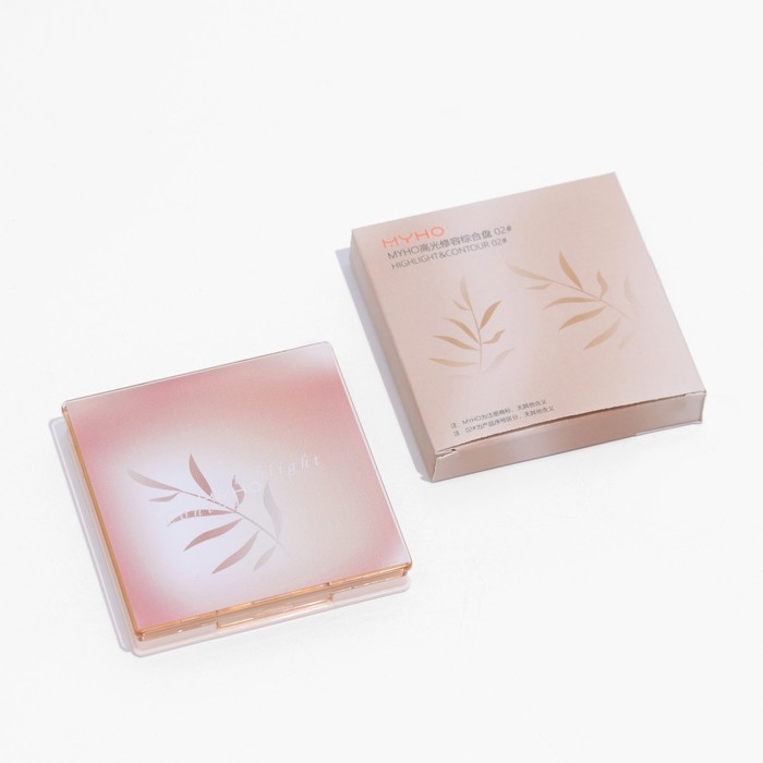 Профессиональная палетка теней MYHO Contour, 4 цвета