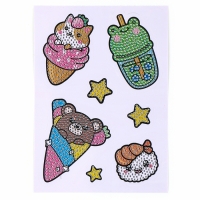 Алмазная мозаика-стикер с полным заполнением для детей &laquo;Малыши&raquo;, набор для творчества