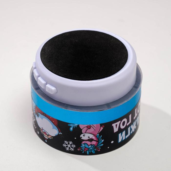 Колонка портативная новогодняя «Новый год: Зажги этот год», Bluetooth, USB, 6,9 х 6,9 х 5,2 см Колонка портативная новогодняя «Новый год: Зажги этот год», Bluetooth, USB, 6,9 х 6,9 х 5,2 см